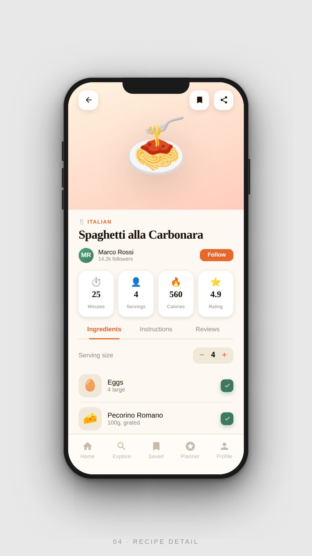 Recipe Detail
